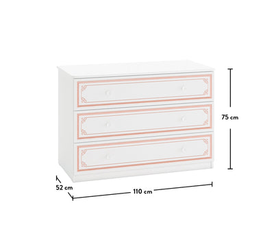 Selena Pink Large Dresser