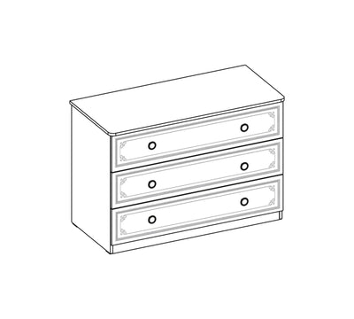 Selena Pink Large Dresser