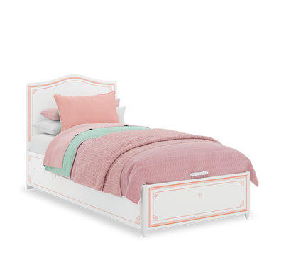 Selena Pink Bed With base [100x200 Cm]