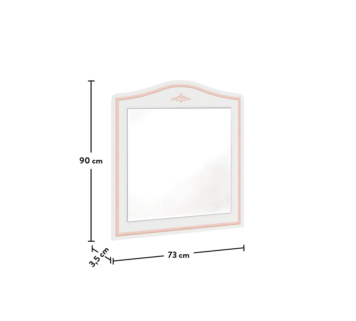 Selena Pink Dresser Mirror