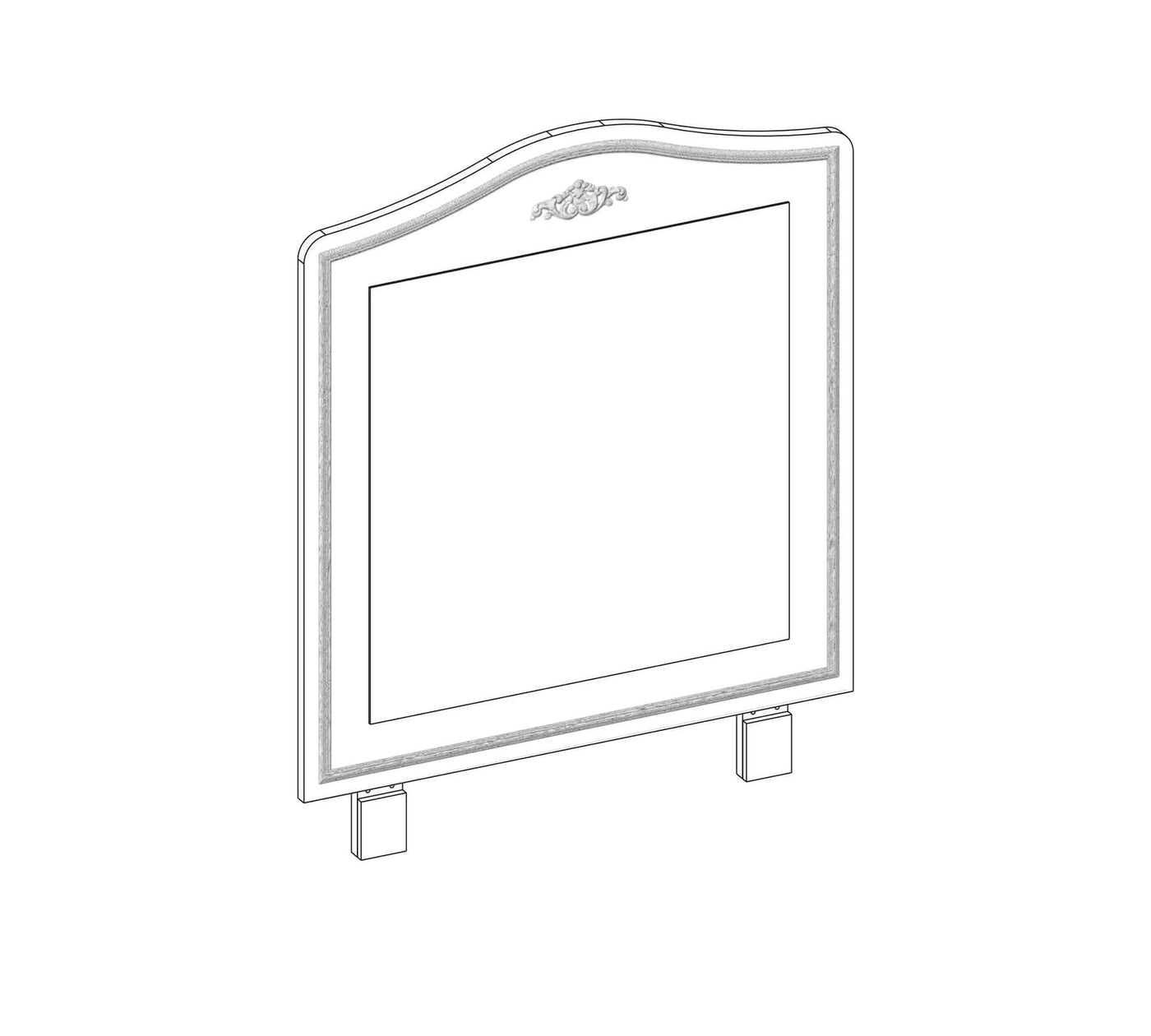 Selena Pink Dresser Mirror