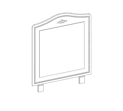Selena Pink Dresser Mirror