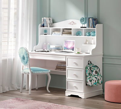 Rustic White Study Desk - ON ORDER ONLY