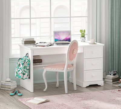 Rustic White Study Desk - ON ORDER ONLY