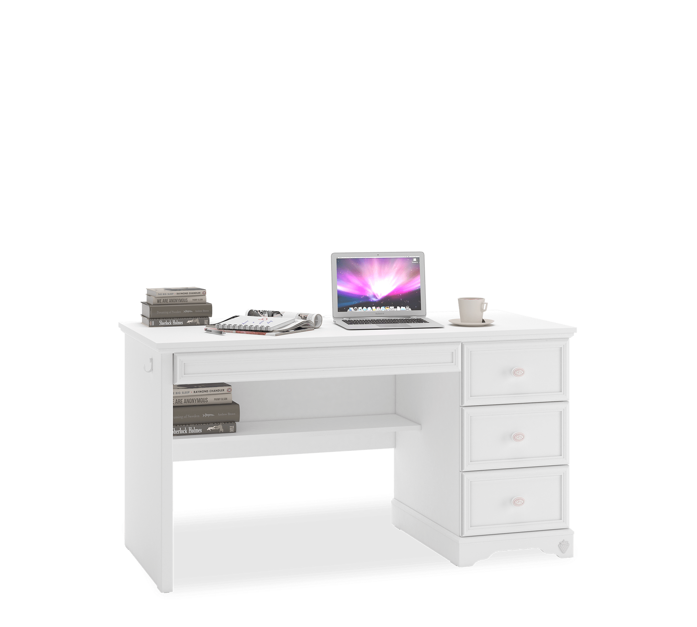 Rustic White Study Desk - ON ORDER ONLY