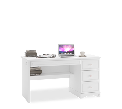 Rustic White Study Desk - ON ORDER ONLY