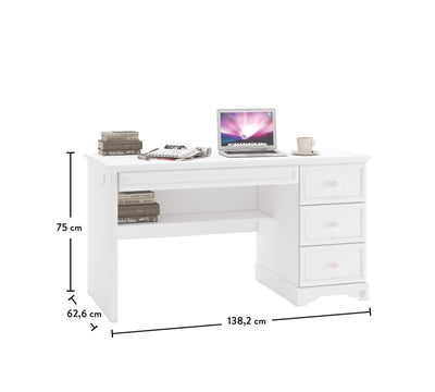 Rustic White Study Desk - ON ORDER ONLY
