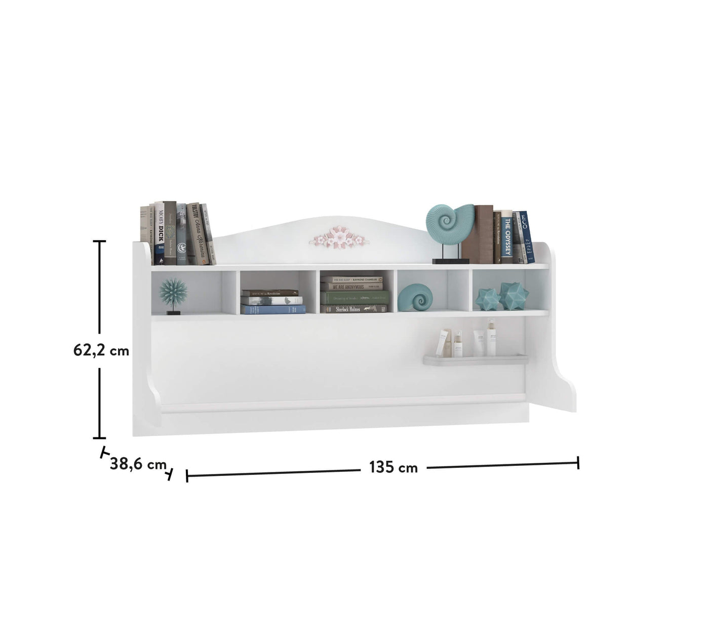 Rustic White Study Unit - New