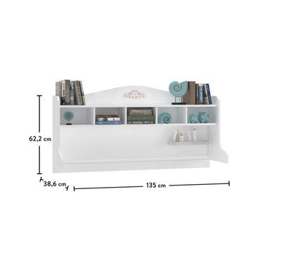 Rustic White Study Unit - New