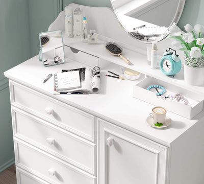 Rustic White Dresser Mirror - ON ORDER ONLY
