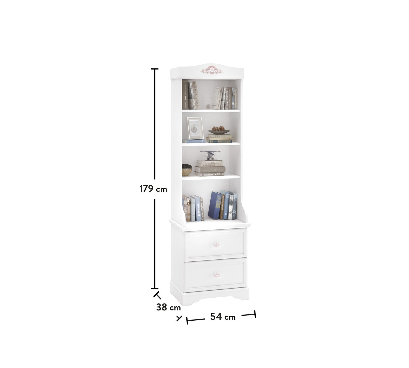 Rustic White Bookcase - ON ORDER ONLY