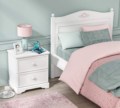 Rustic White Nightstand - ON ORDER ONLY