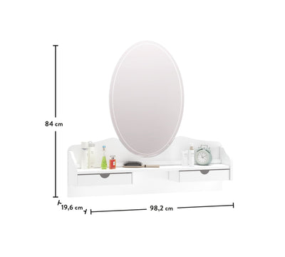 Rustic White Dresser Mirror - ON ORDER ONLY