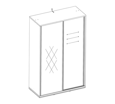 Duo Small Sliding Wardrobe