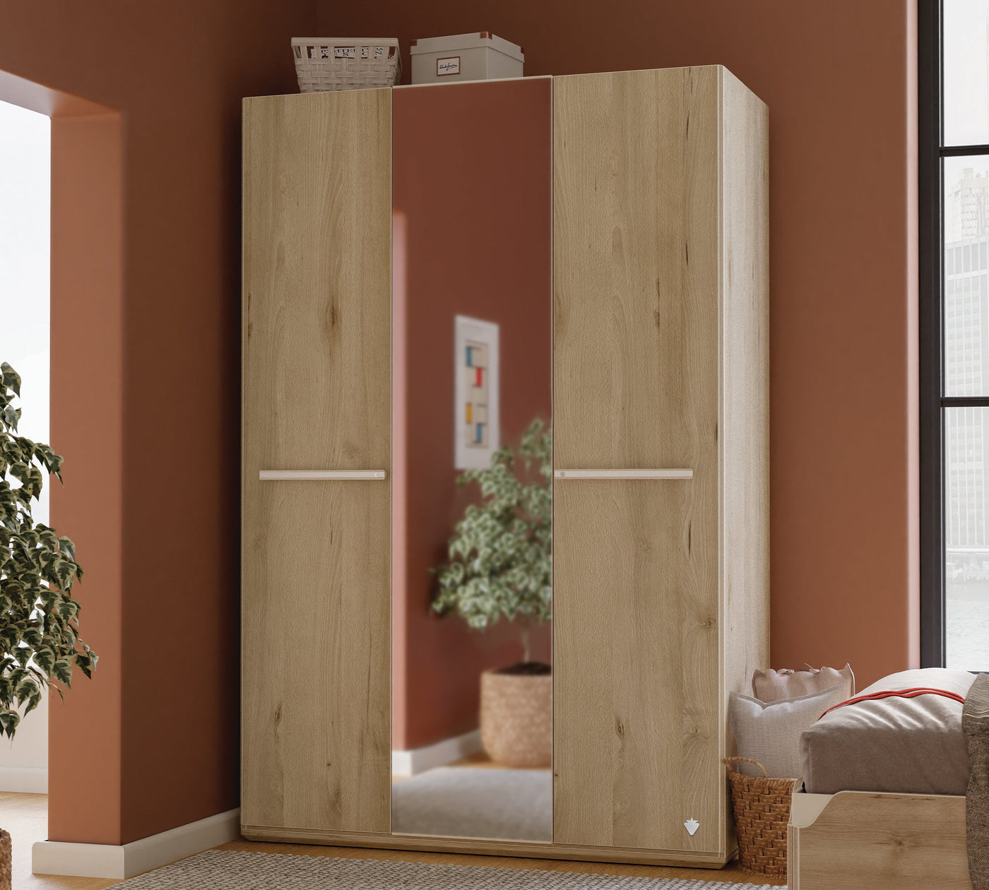 Duo 3 Doors Wardrobe - ON ORDER ONLY