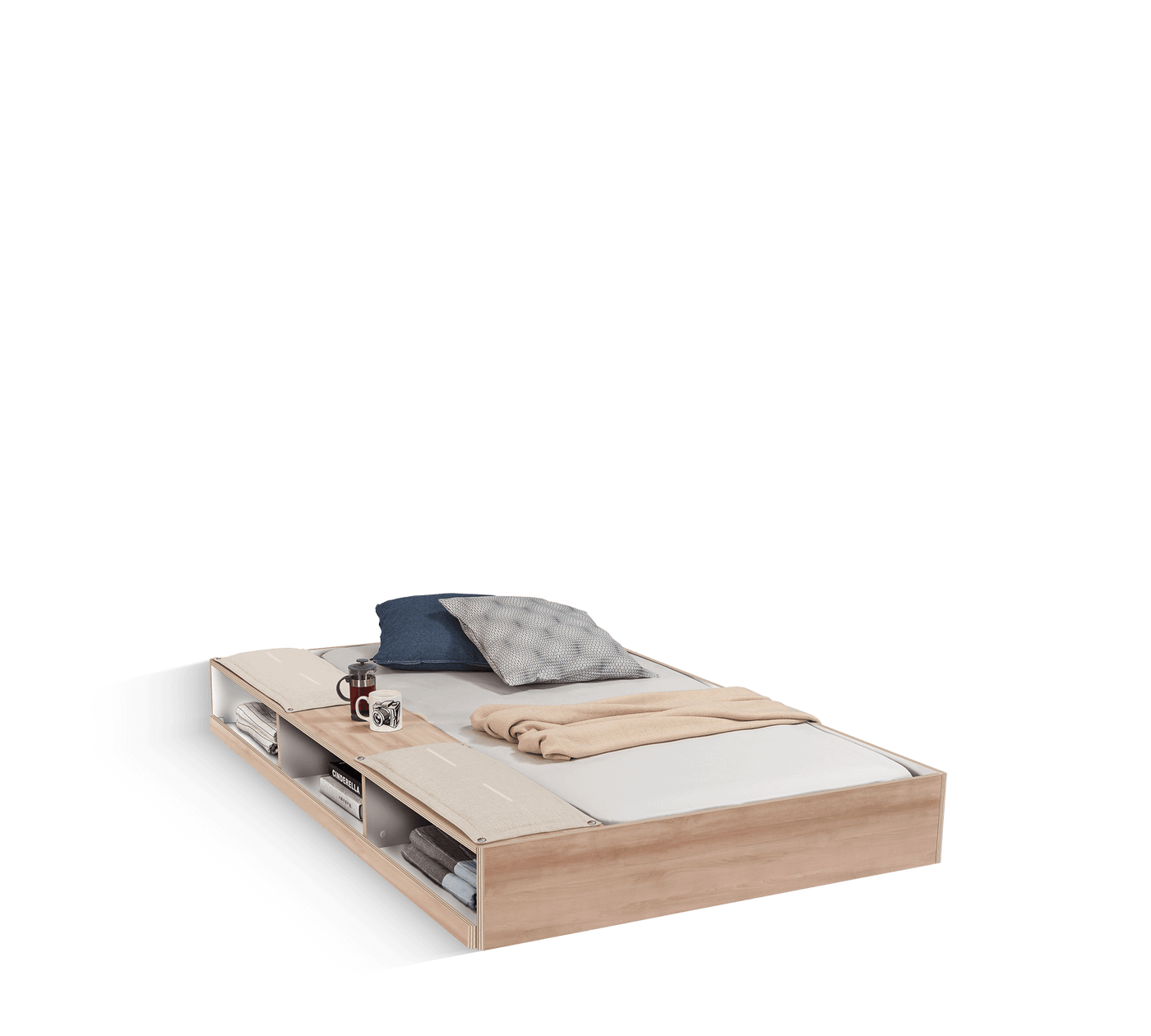 Duo Pull-out Bed With Partitions [90x190 Cm] - ON ORDER ONLY