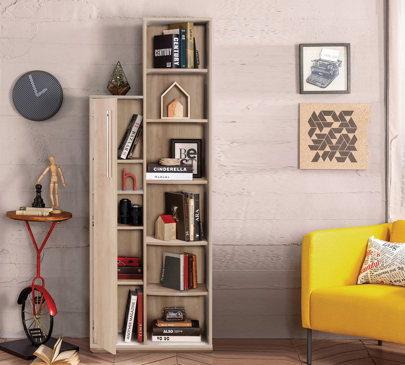 Duo Bookcase With Storage - ON ORDER ONLY