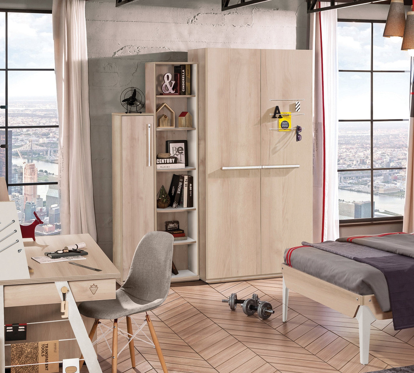 Duo Bookcase With Storage - ON ORDER ONLY