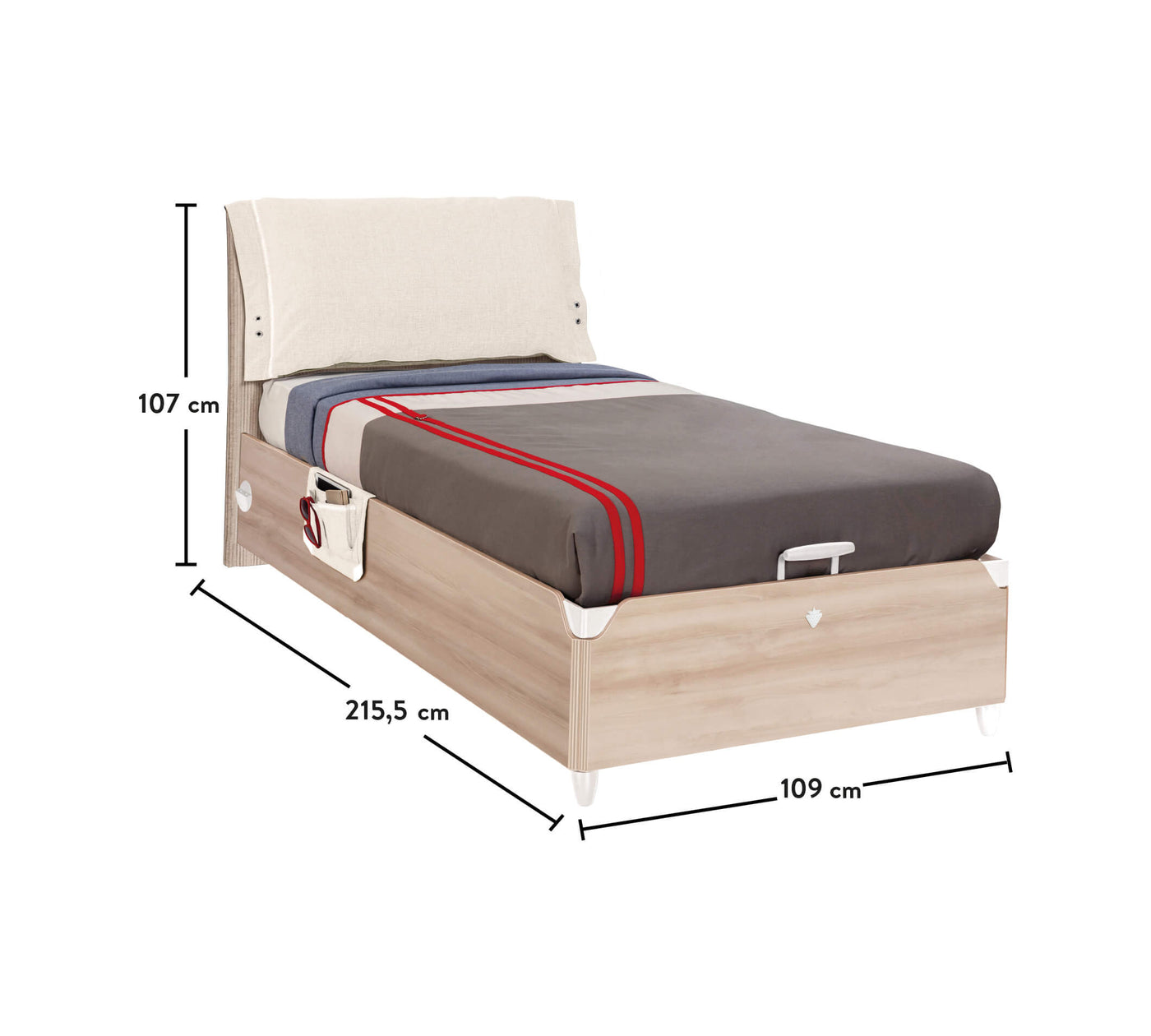 Duo Bed With Base [100x200 Cm] - ON ORDER ONLY
