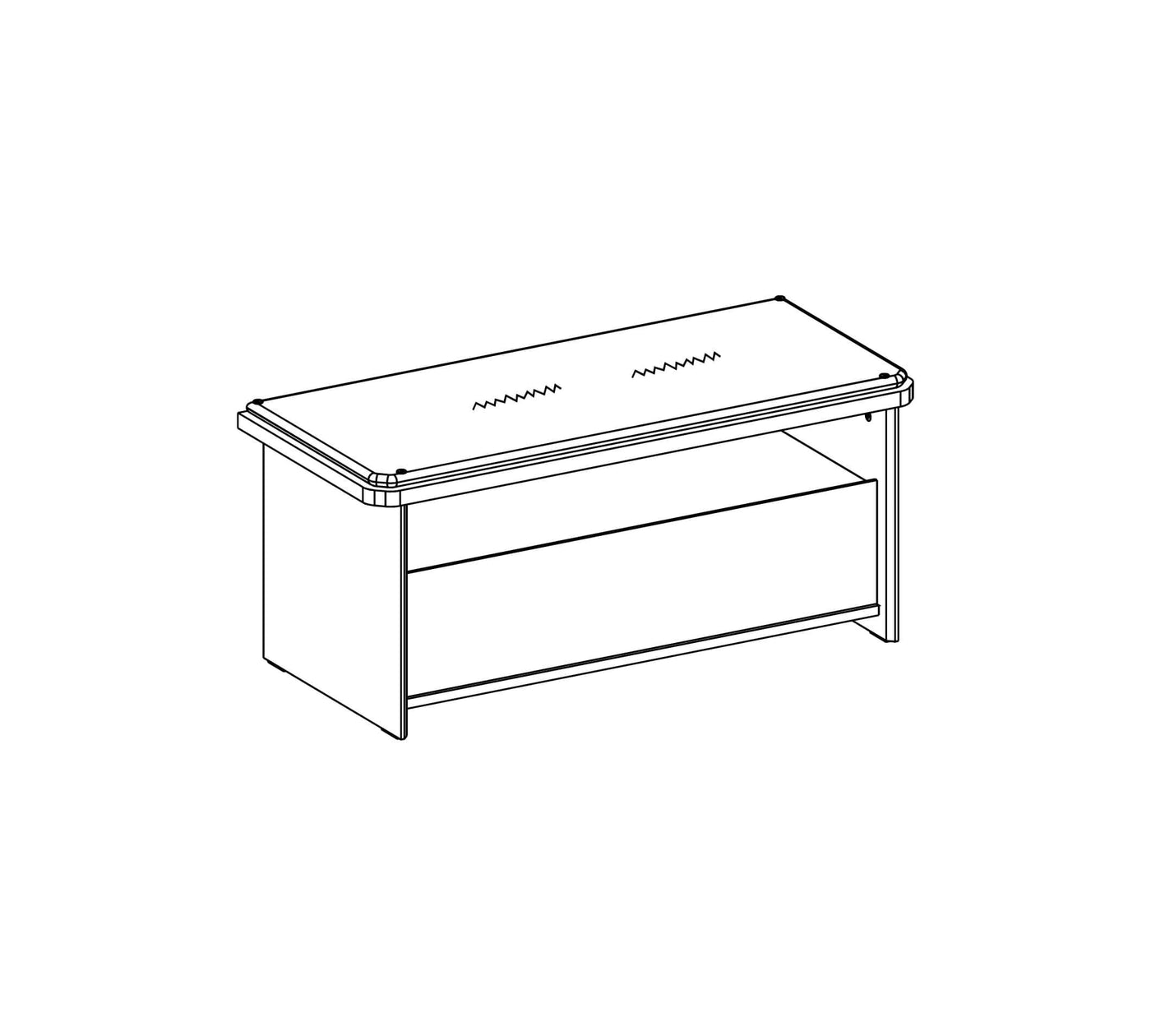 Duo Ottoman With Drawer