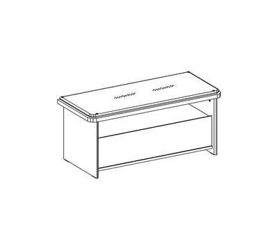 Duo Ottoman With Drawer
