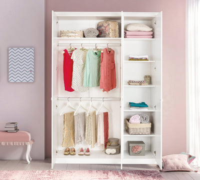 Selena Grey 3 Doors Wardrobe