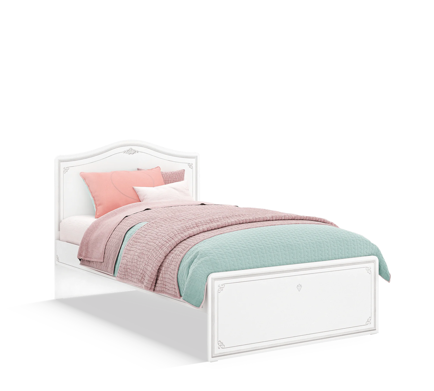 Selena Grey Bed [120x200 Cm]