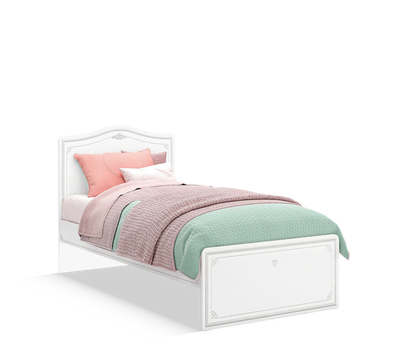 Selena Grey Bed [100x200 Cm]