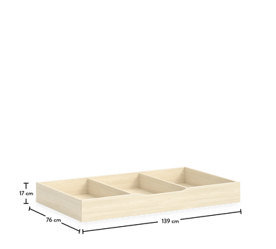 Montes Natural Bottom Drawer [70x140 Cm]