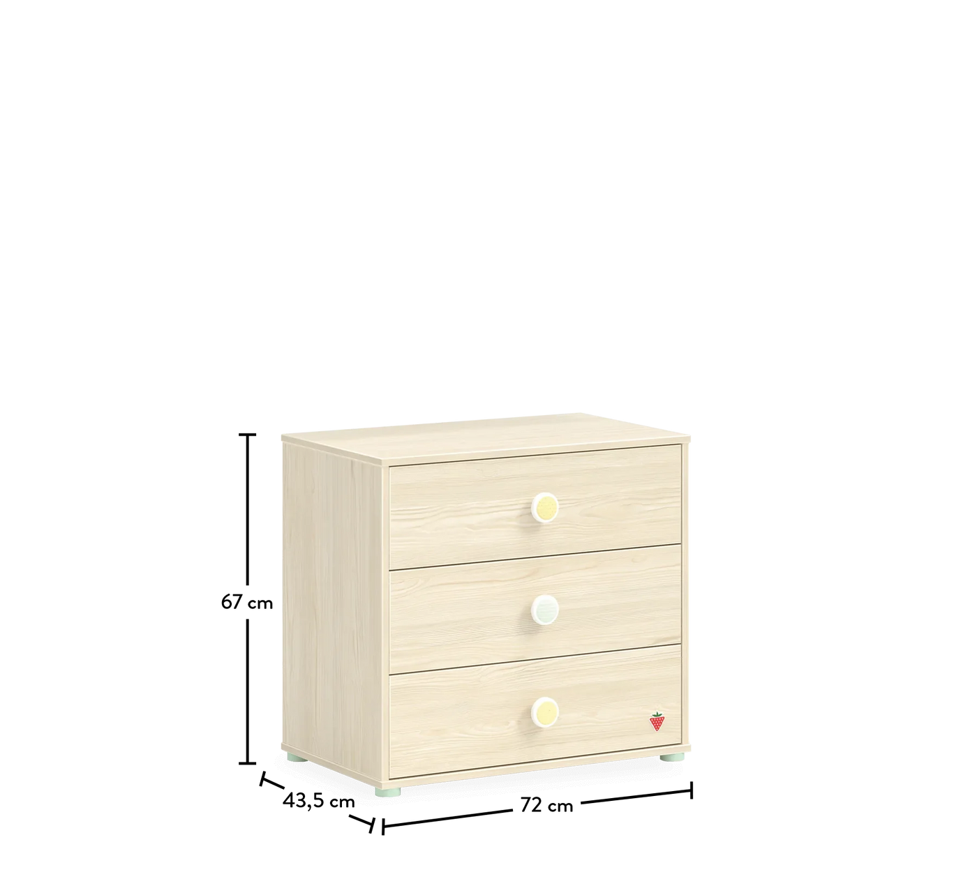 Montes Natural Small Size Dresser