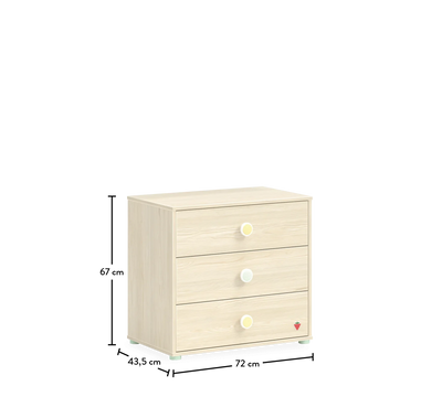 Montes Natural Small Size Dresser