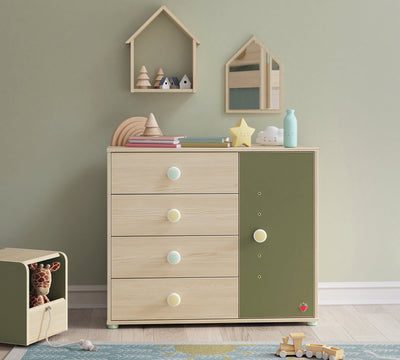 Montes Natural Dresser With Cover