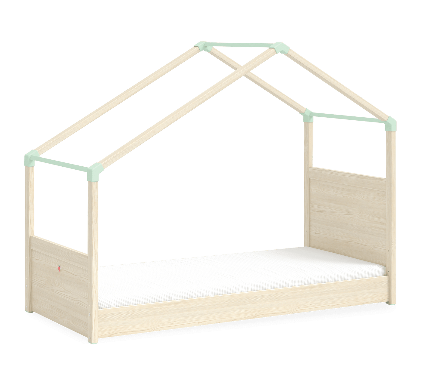 Montes Natural Side Roof Bed [90x200 Cm]