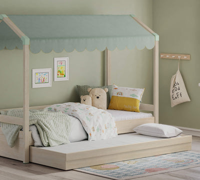 Montes Natural Pull Out Bed [90x190 Cm]