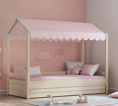 Montes Natural Pull Out Bed [90x190 Cm]