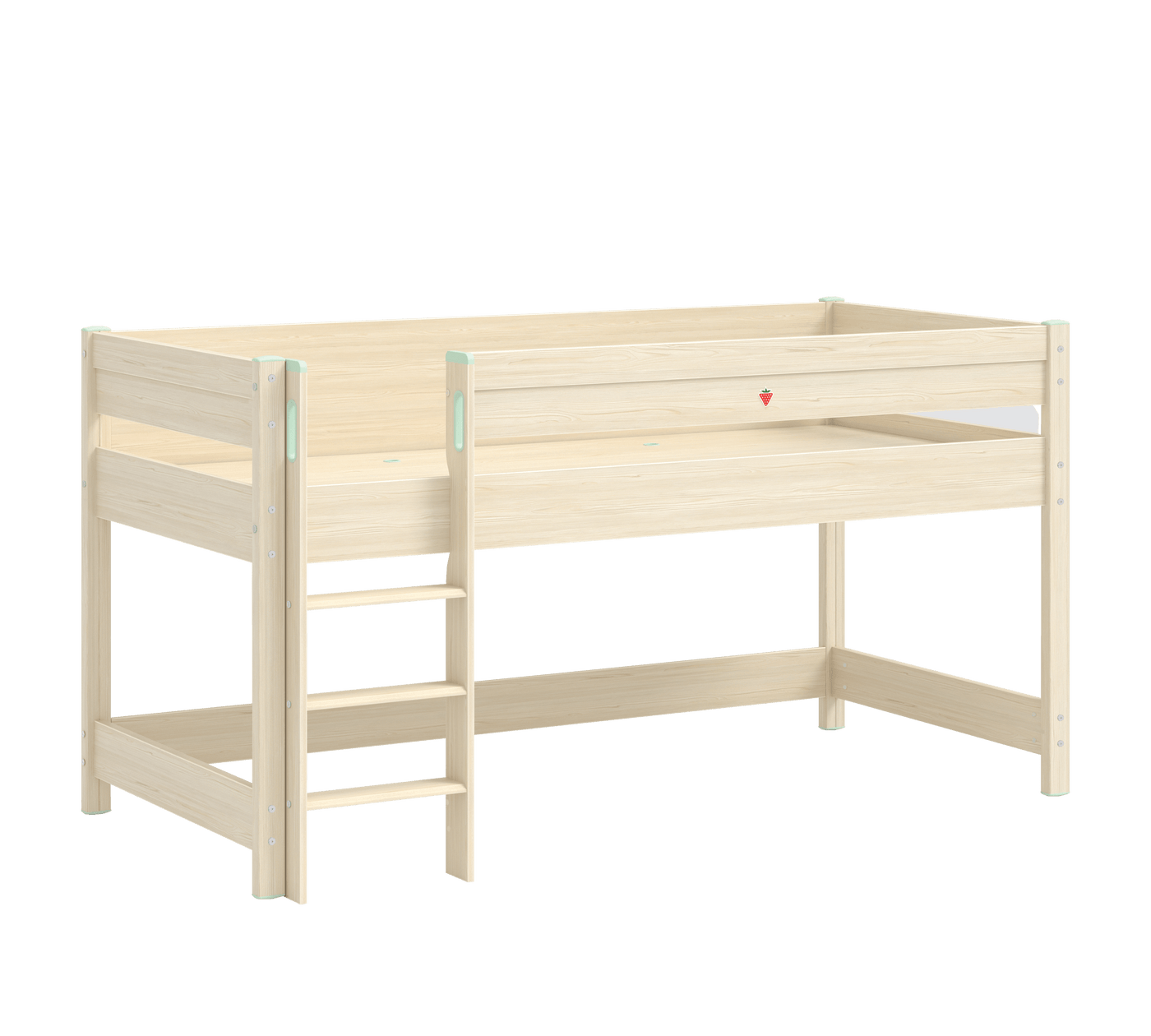 Montes Natural Medium Tall Bed [90x200 Cm]