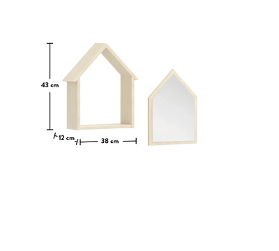 Montes Natural Fence Mirror Set