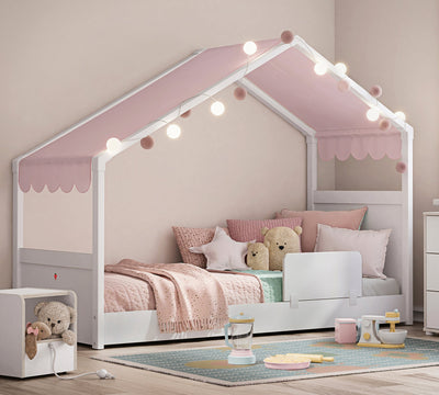 Montes White Side Roof Bed [90x200 Cm]