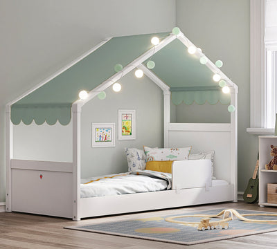 Montes White Side Roof Bed [90x200 Cm]