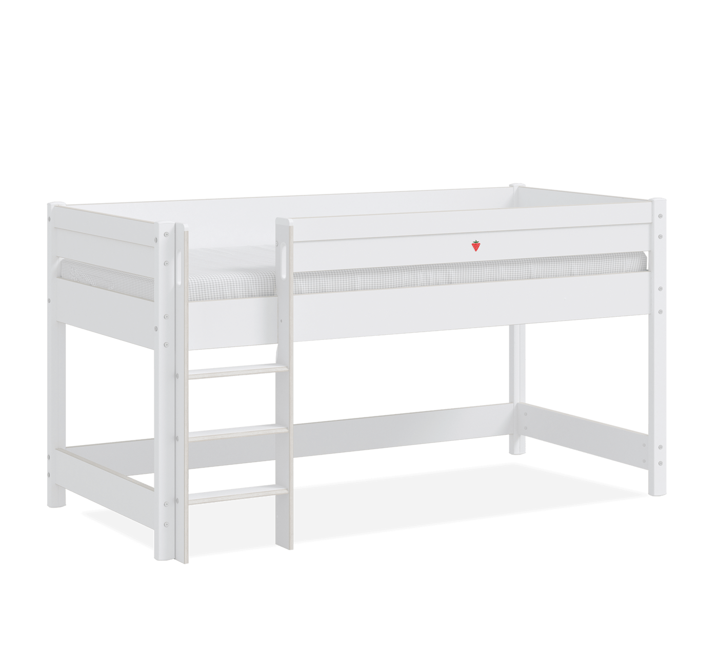 Montes White Medium Tall Bed [90x200 Cm] - ON ORDER ONLY