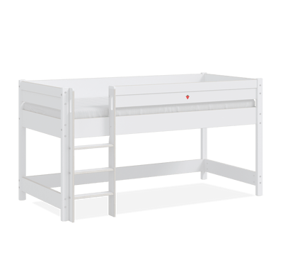 Montes White Medium Tall Bed [90x200 Cm] - ON ORDER ONLY