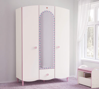 Princess 3 Doors Wardrobe - ON ORDER ONLY