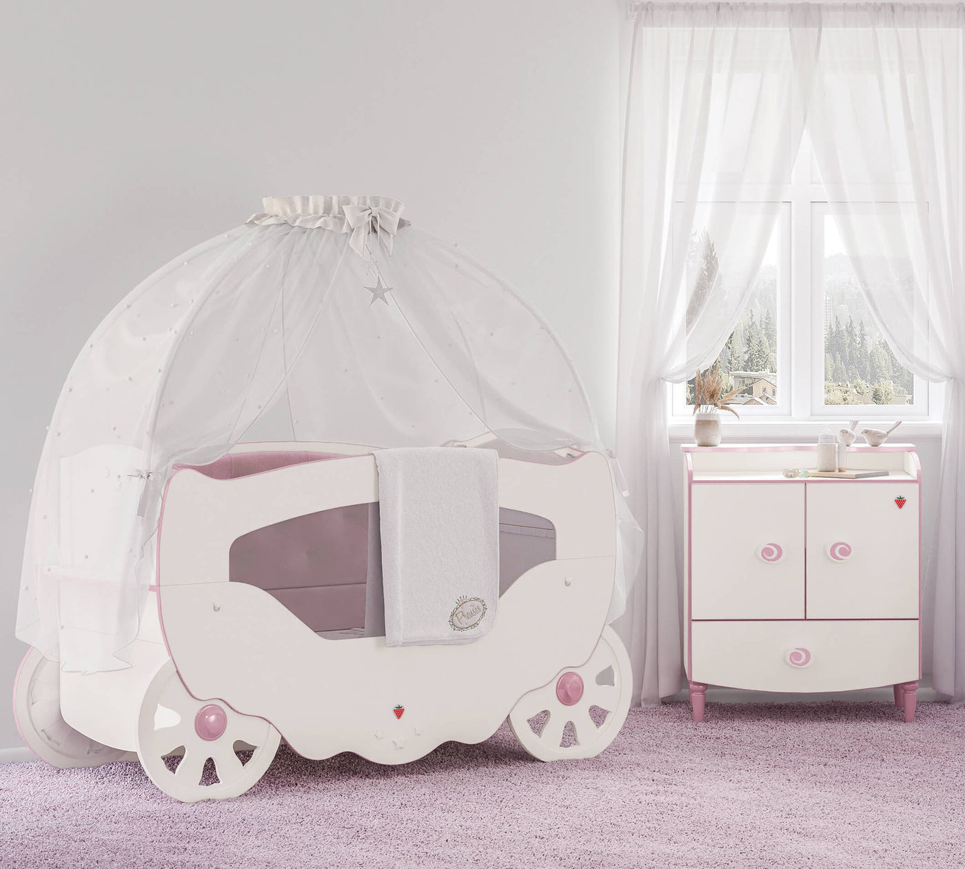 Princess Baby Bed [70x130 Cm] - ON ORDER ONLY