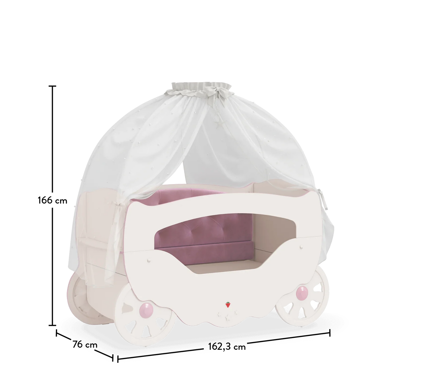 Princess Baby Bed [70x130 Cm] - ON ORDER ONLY