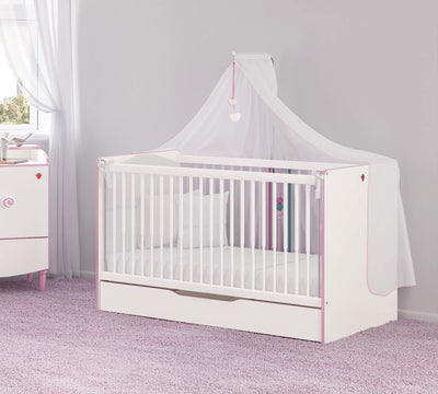 Princess Baby Bed Pull-out Drawer [70x140 Cm] - ON ORDER ONLY
