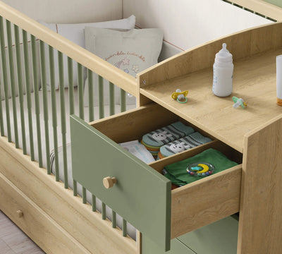 Loof Baby Convertible Bed [80x180 Cm]