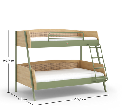 Loof Large Bunk Bed (90x200-120x200cm)