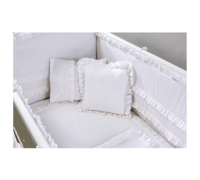 White Baby Bedding Set [70x130 Cm] - ON ORDER ONLY