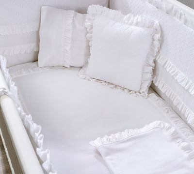 White Baby Bedding Set [70x130 Cm] - ON ORDER ONLY