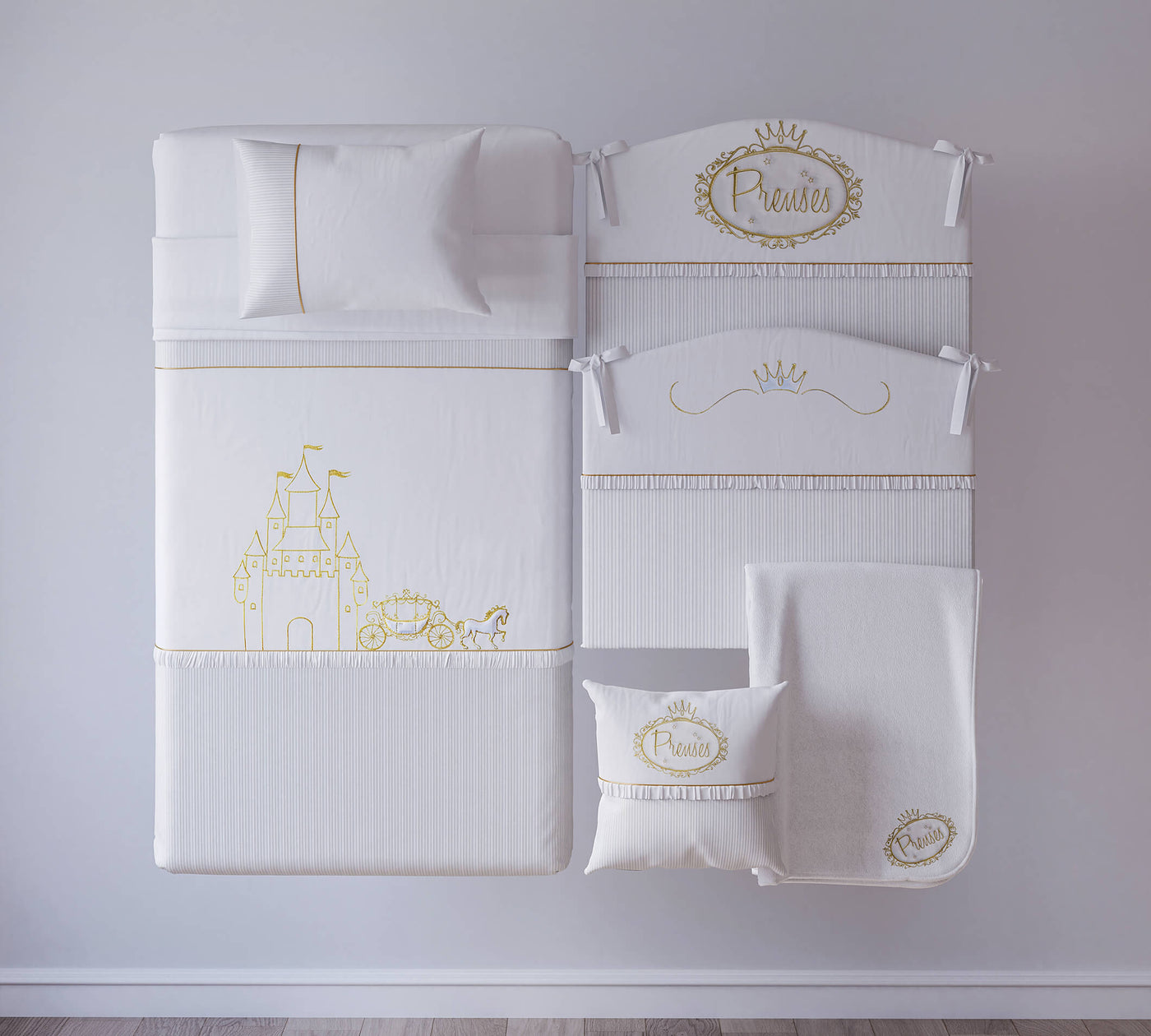 Princess Baby Bedding Set [70x130 Cm] - ON ORDER ONLY